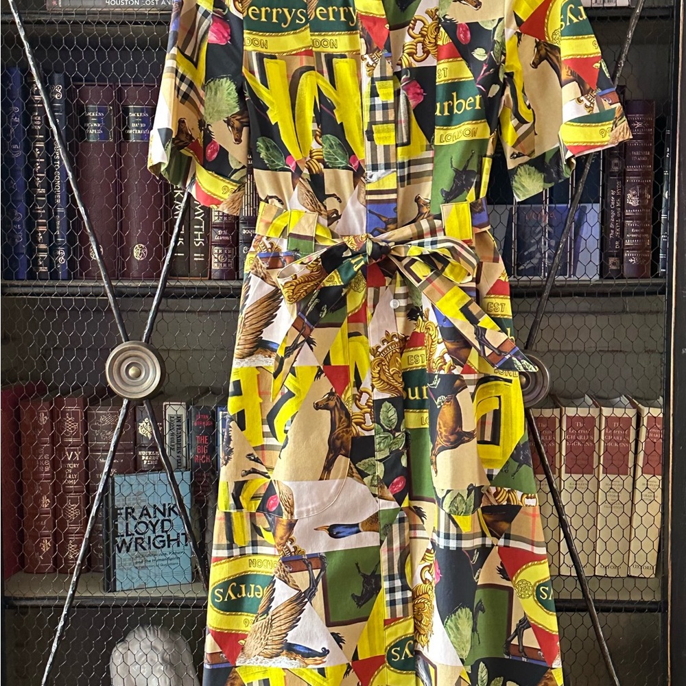 Women’s Burberry London Vintage MIDI Derby Dress NWT - Picture 6 of 12